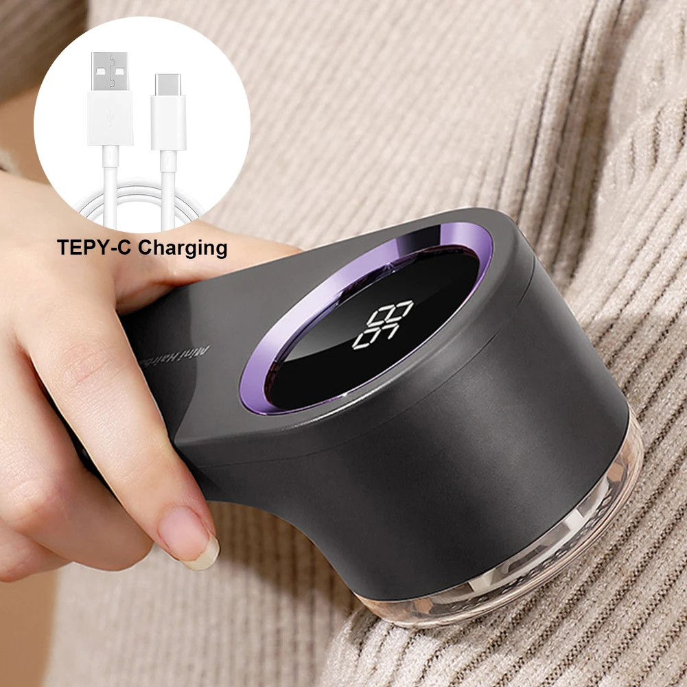 

Электрическая машинка для удаления катышков с цифровым дисплеем, эргономичная, многофункциональная, для одежды и свитеров