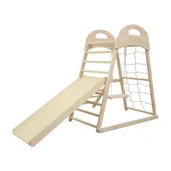 Toddlers Small Wooden Climbing Frame Children's Indoor Climbing Baby Home Slide Swing Set Baby Jumper