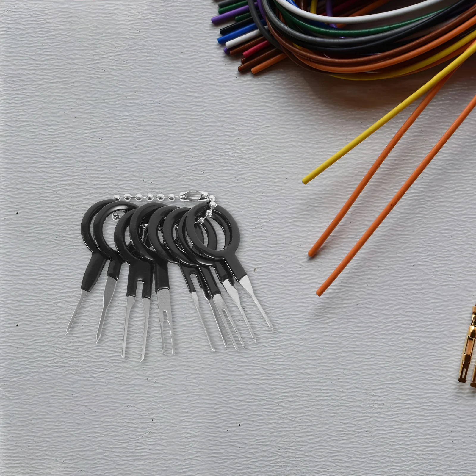 

80pcs Terminal Pin Removal Tool Kit Stainless Steel Electrical Connector Extractor for Car DIY Pin Extractor Tool Set electrical