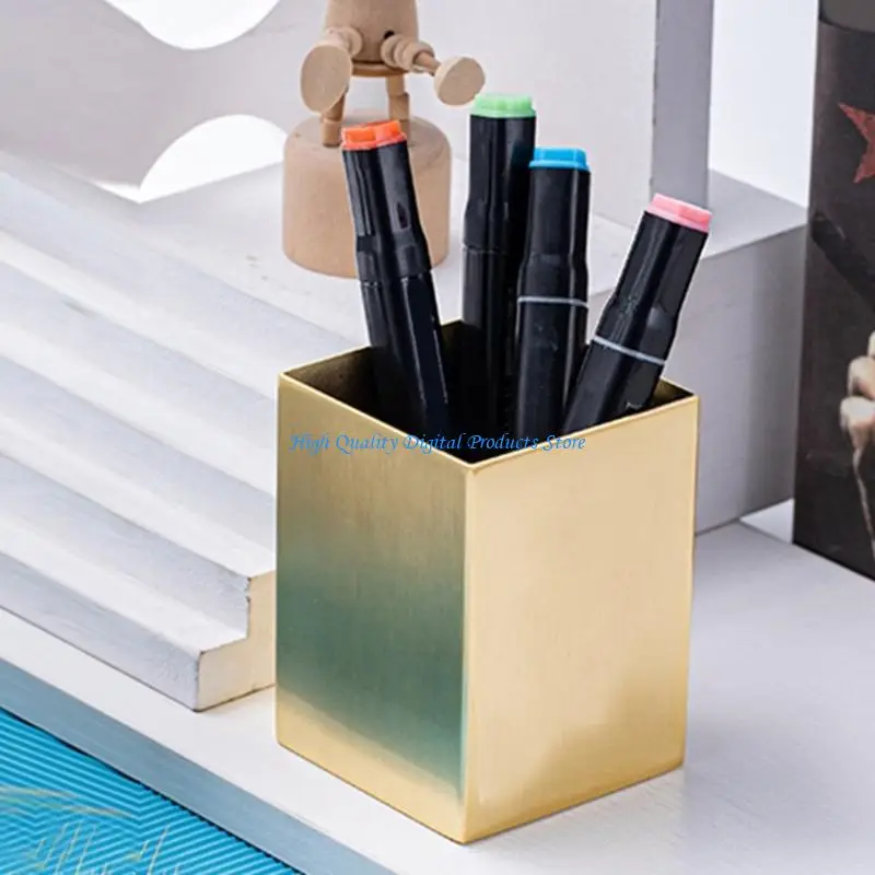 U2JE Pen Holders Stationeries Holders Shelf Pencil Organizers Cup Home Office Desktop Decors Ornament Pen Inserted Holders