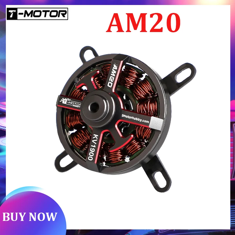 

T-Hobby AM20 1500kv/1900kv 1-2s Brushless Motor for RC Rigid Wing Aircraft Drone