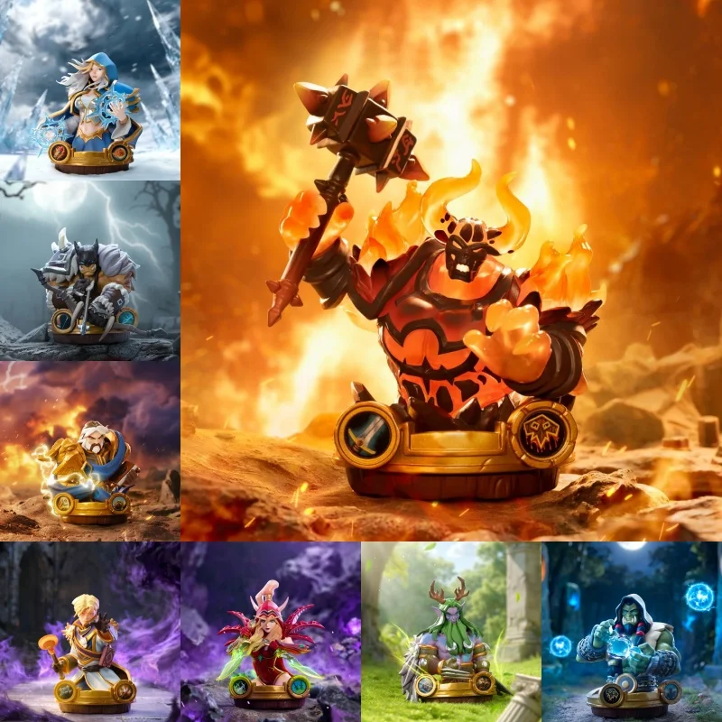 

Popmart Слепая коробка Hearthstone Legend Tavern Legend Series Ручная работа Ragnaros The Firelord Настольные коллекционные игрушки