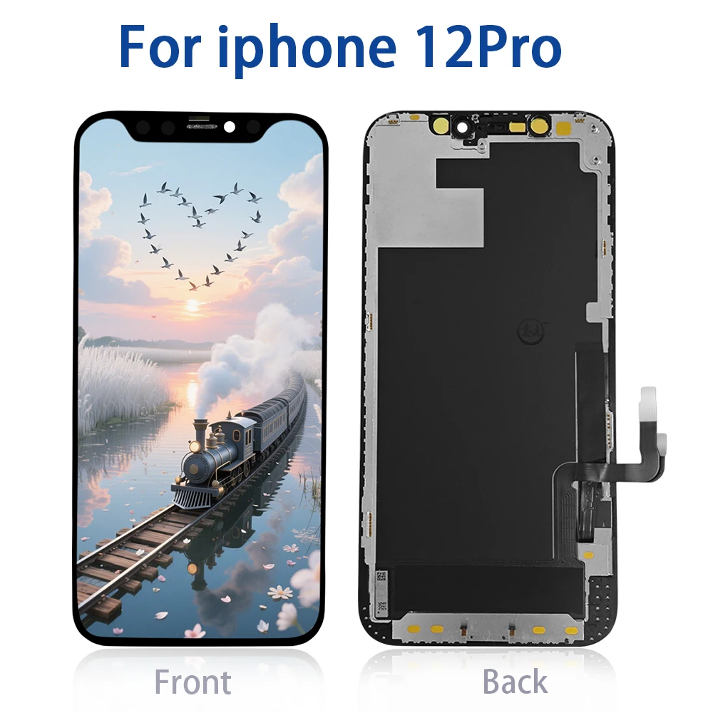 Genuine Authentic OLED Display for iphone 12 12Pro OEM InCell Touch Screen Assembly Replacement Factory Display With 3D Touch