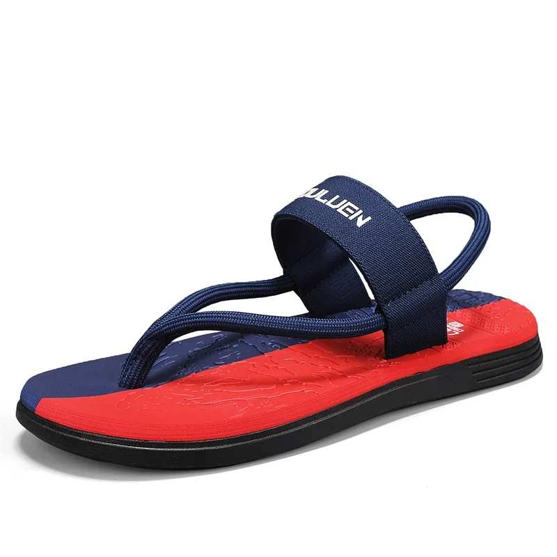 Men Sandals Shoes New Summer Outdoor Leisure Dual-use Men\'s Sandals Slippers Students Anti-slip Fashion Mixed Color Beach Shoes