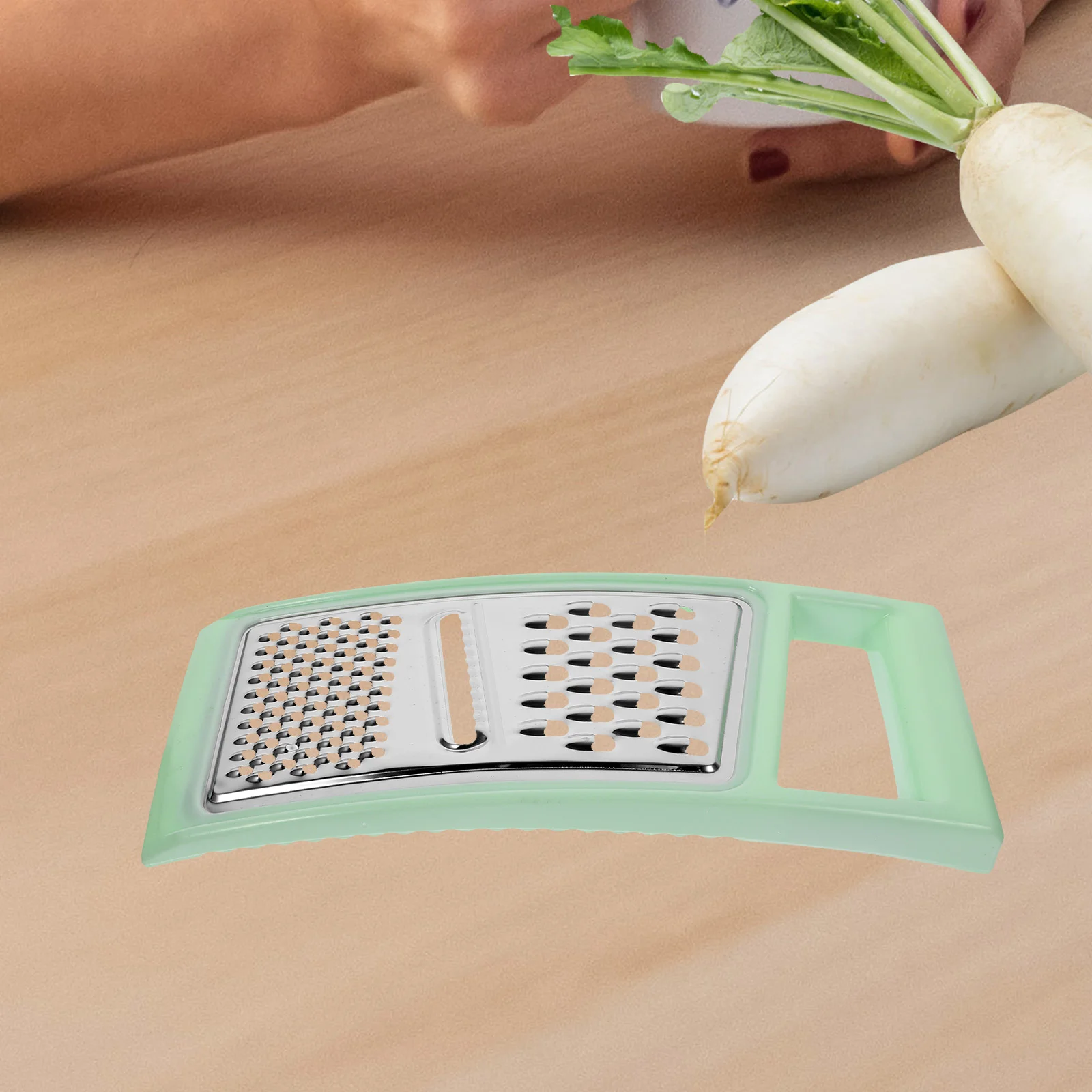 Grattugia multifunzione in acciaio inossidabile Utensile da taglio per verdure da cucina Trituratore per carote Grattugia per verdure Utensile da cucina per frutta