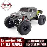 RGT 18100 TRAMPLE 1:10 1/10 2.4G 4WD Crawler Electric Off-road Vehicle All Terrain RC Model Car RTR Grey Blue Green EX18100