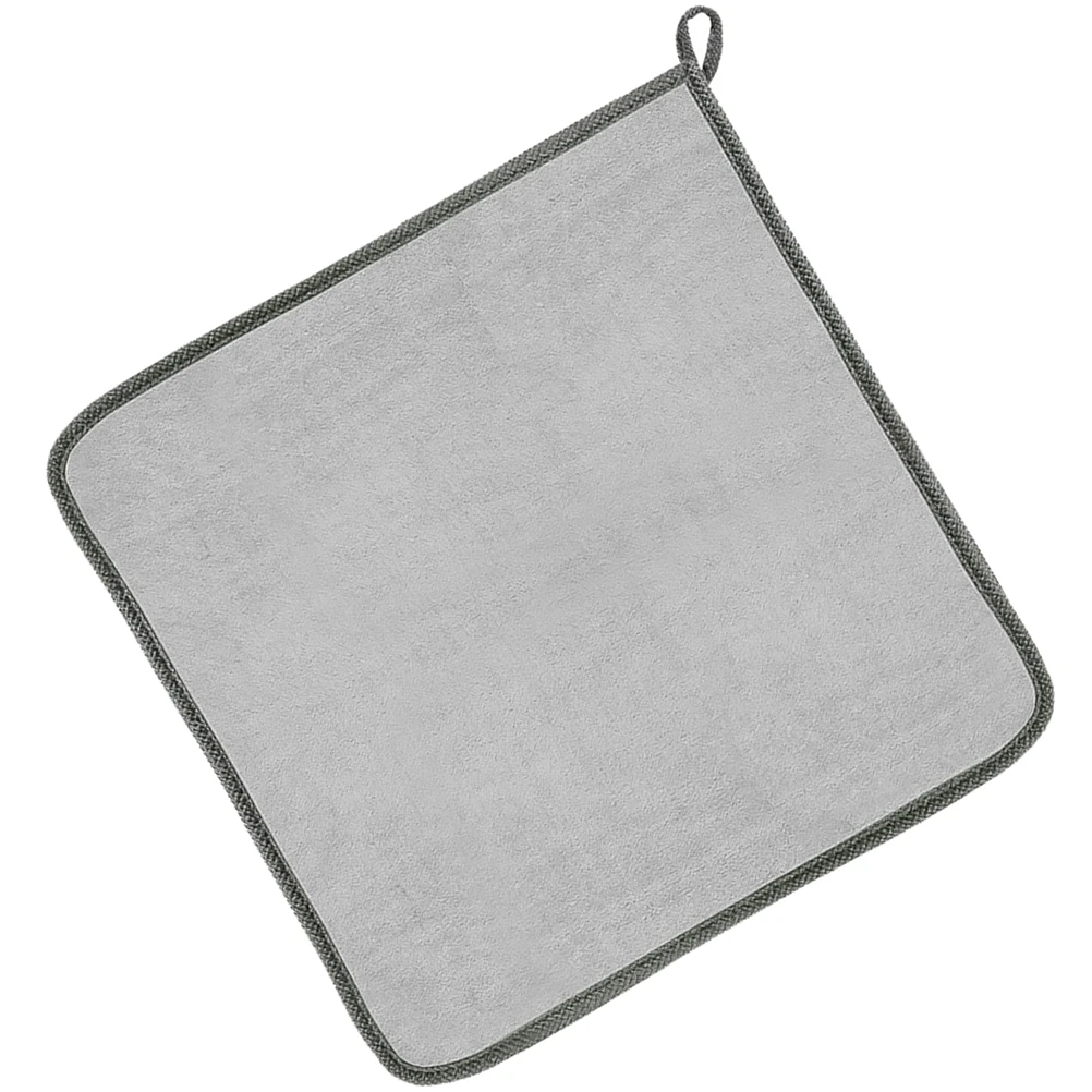 

2pcs Car Wash Towel Thickened Microfiber Cleaning Cloth Durable Safe Material Water Absorbent Car Drying Towel Household