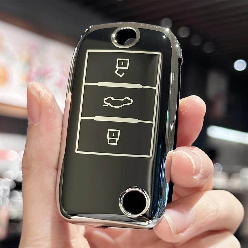 سلسلة مفاتيح السيارة، غطاء مفتاح فوب لـ MG ZS GT GS 350 360 750 W5، لـ Roewe RX5 MG3 MG5 MG6 MG7 غطاء حماية بدون مفتاح ملحقات السيارات #5