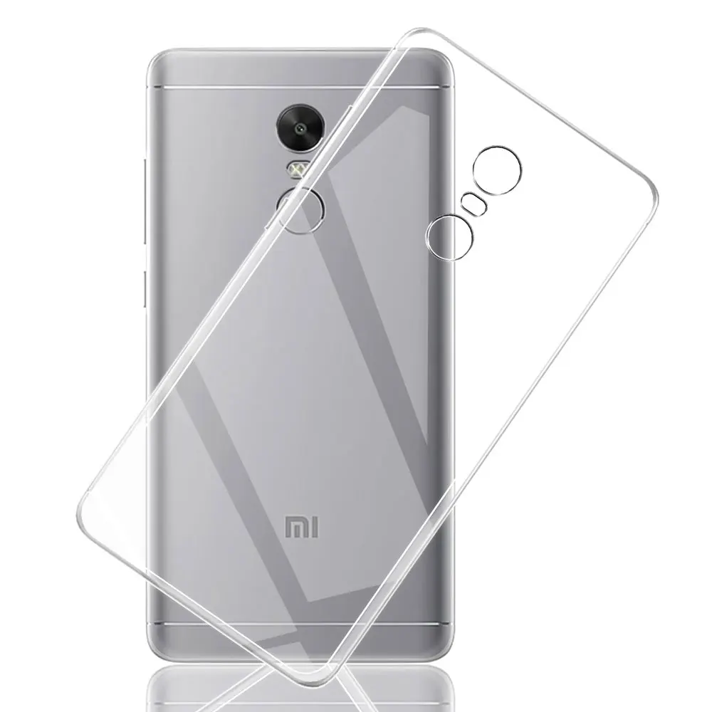 For Xiaomi Redmi Note 4 Clear Case Silicon Soft Cover Redmi Note 4x Phone Case For Redmi Note4 Global Clear Thin Bumper Coque