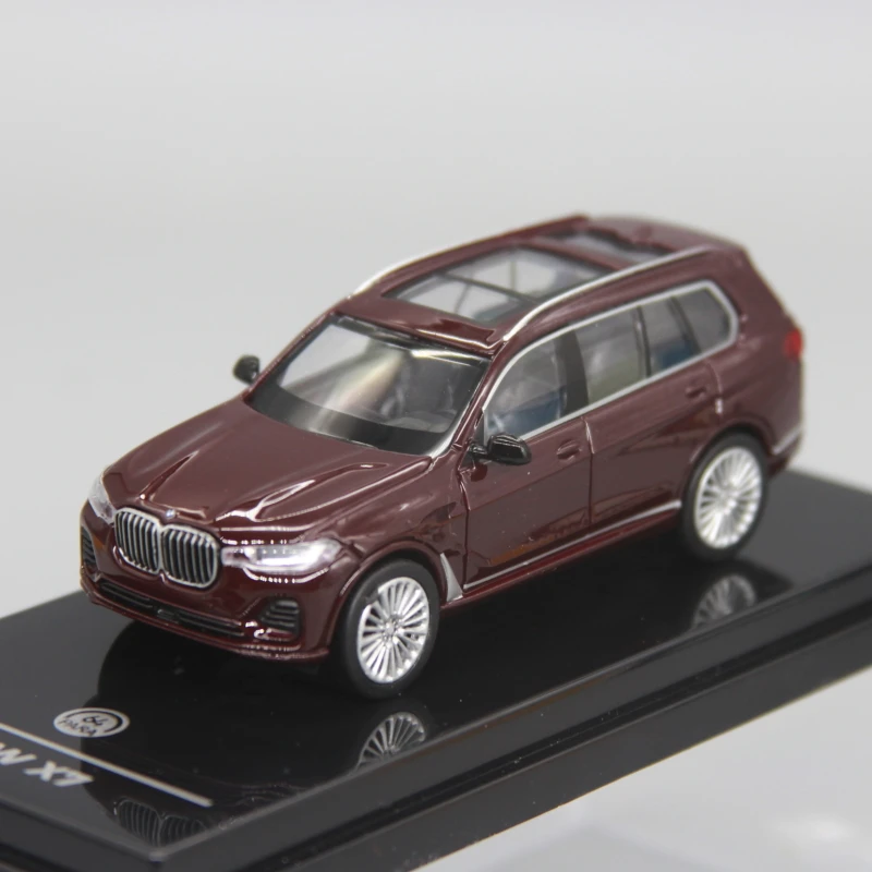 PARA64 1:64  BMW X7 blue Limited collection of die-casting alloy car models