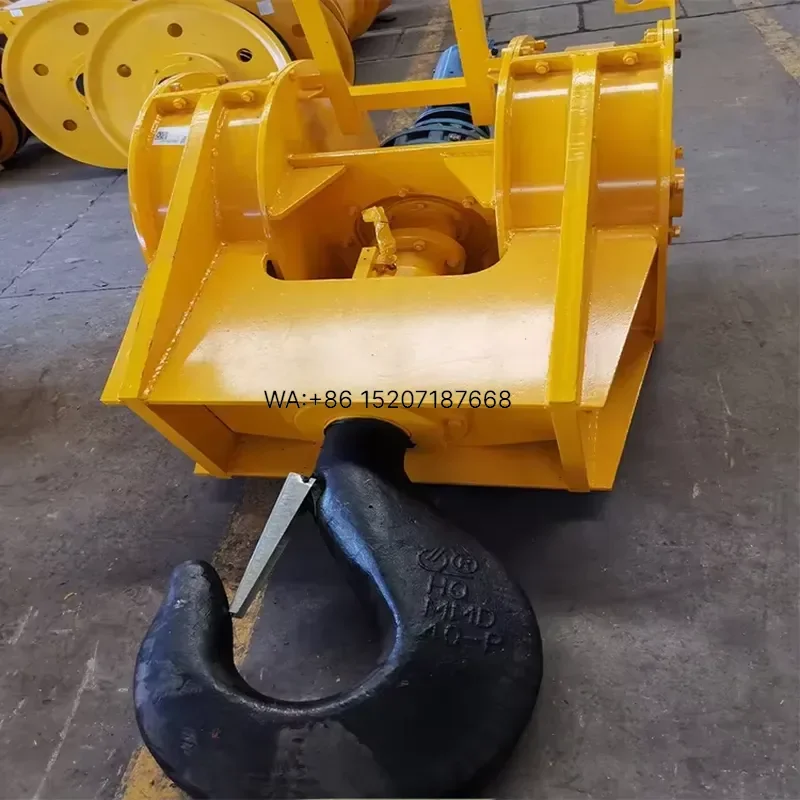 Wmwmnu Industrial Crane Lifting Hook with Safety Latch Roller Bearing CE Certified 1-100 Ton Load Capacity 1 Year Warranty