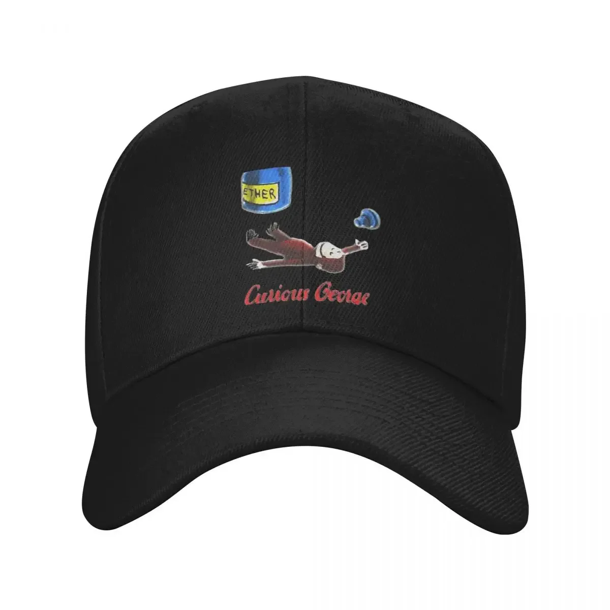 Curious George Breathes in Ether Baseball Cap summer hat birthday fun hats Beach Women's Beach Visor Men's