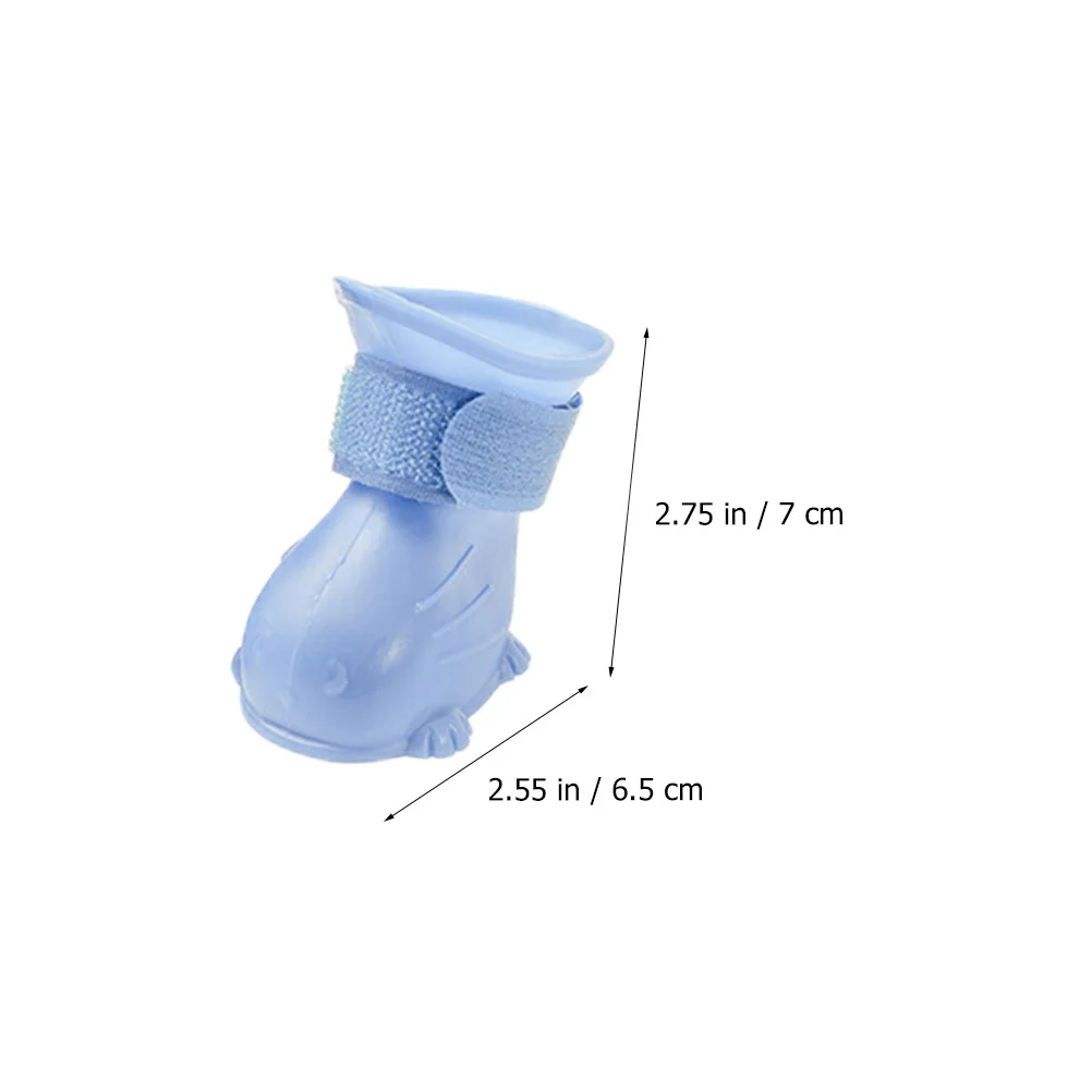 

4Pcs Dog Waterproof Rain Boots Lightweight Non-Slip Outdoor Pet Rain Boots for Puppy Dog Footwear Pet Supplies