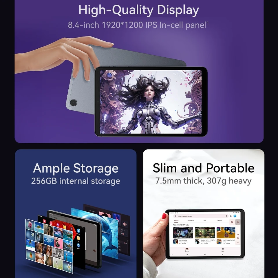 ALLDOCUBE iplay 50 mini pro 8.4in Tablet 5000mAh Long-Lasting RAM
