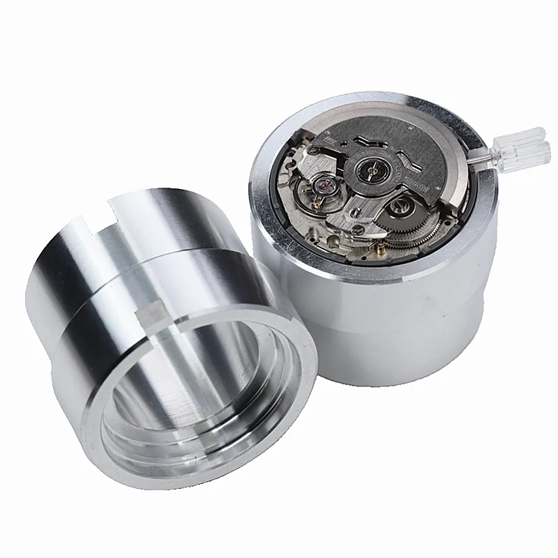 Orologio Movimento Supporto Base Apparecchio di Lavoro Per Nh35A Nh36 7s26 8200 2824 2836 Nh35 Movimenti Supporto Strumenti di Riparazione Skx007 Mods