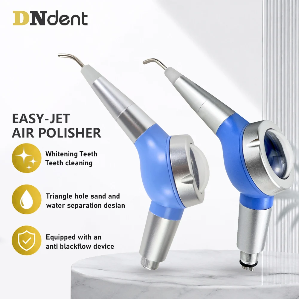 Dental Air Polisher Sandblasting Air Prophy Jet Air Water Spray Polisher Easy Jet Teeth Whitening 2Hole/4Hole Dentist Tools