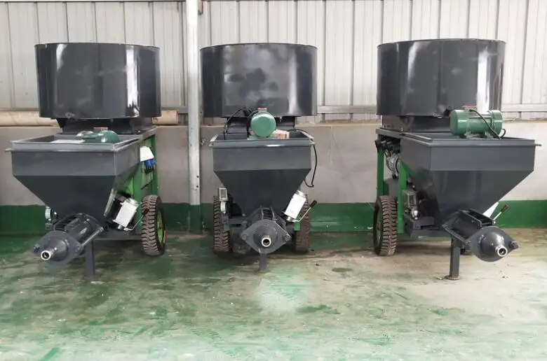 Wet Mixed Sand Cement Mortar Pump Plaster Spraying Machine