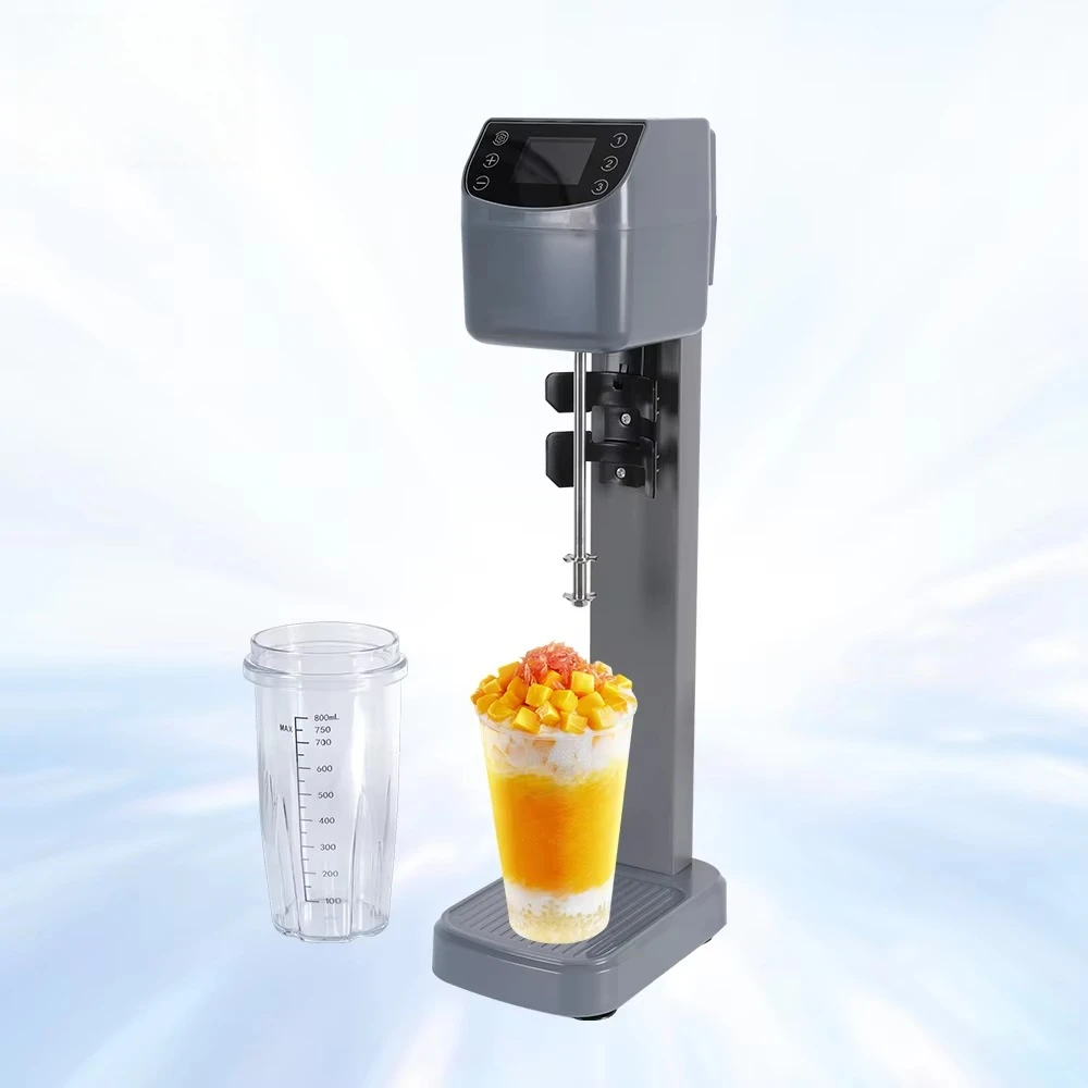 Liquidificador elétrico de milk shake de fábrica, aço inoxidável, copo único, misturador de chá de leite, 300w, sorvete, smoothie, liquidificador para shakes