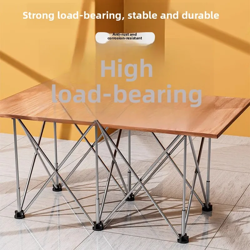 Spider Leg Woodworking Workbench Stainless Steel Folding Tripod Receiving Rack Multifunctional Telescopic Operation Platform