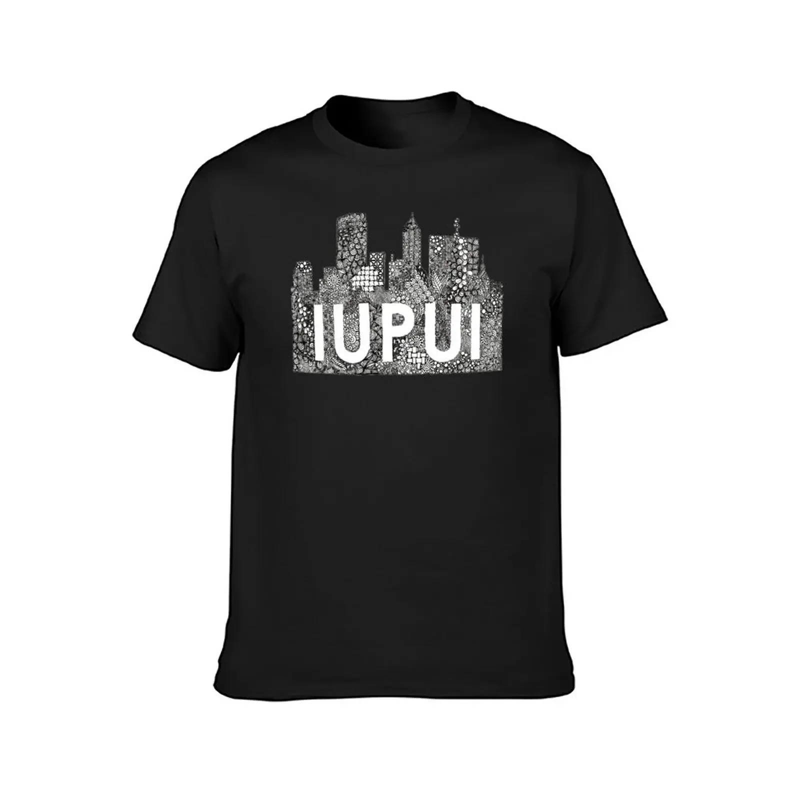 Zentangle IUPUI T-Shirt anime clothes aesthetic clothes oversizeds new edition Men's t shirts