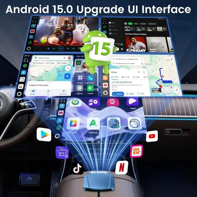 Universal ultra Tv Dongle G Wireless G .4G Carplay Adapter Sans Fil Car Android Ai Box