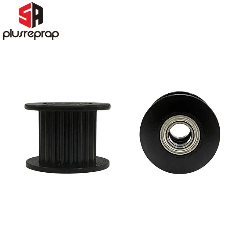 GT2 avara zamanlama kasnağı 16-diş 20-3mm veya 5mm delikli dişler 3D yazıcı parçaları için rulmanlar ile zamanlama kemeri 6mm 10mm
