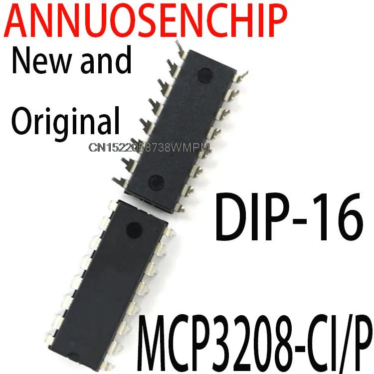 1PCS New and Original MCP3208-CI / P DIP16 MCP3208 MCP3208-CI/P