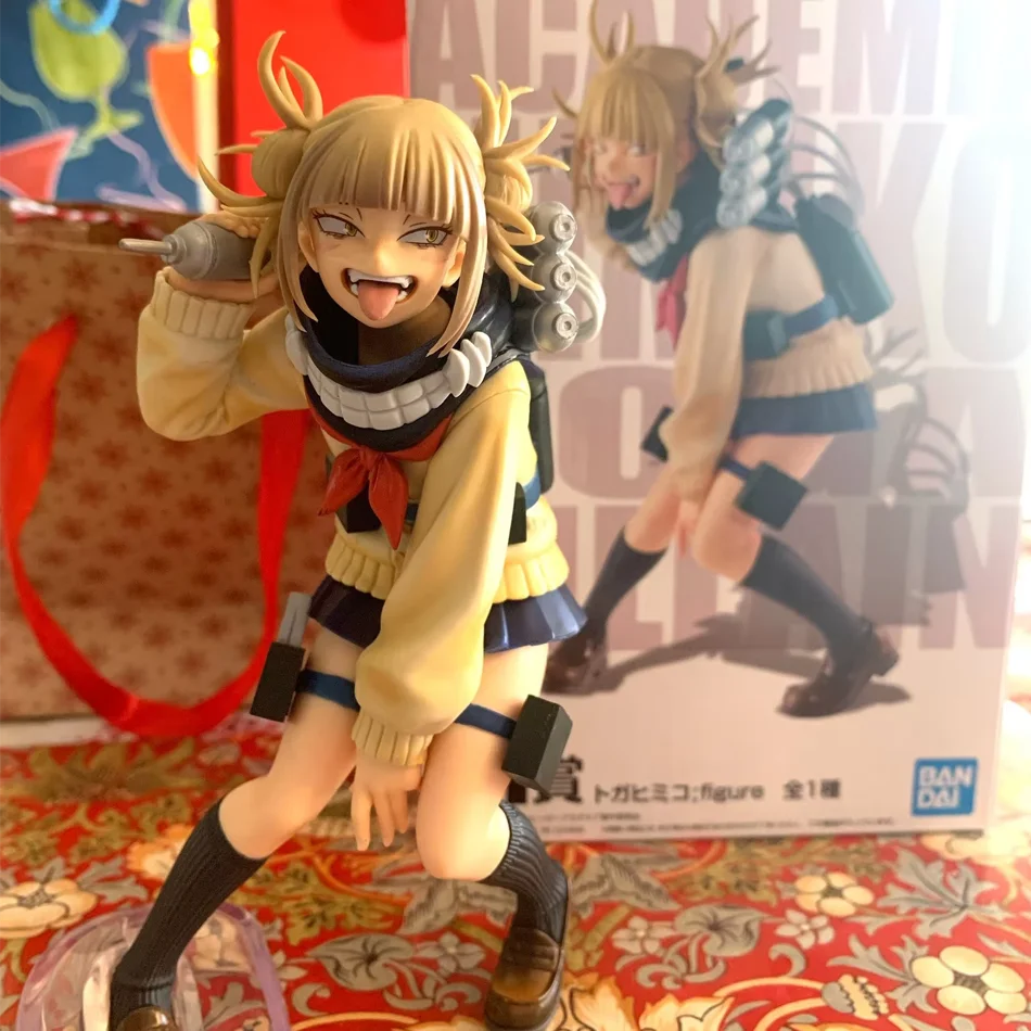 18cm New Boku no Hero Academia Anime Figure Toga Himiko Action Figure All Might Figurine PVC Collection Model Doll Toy