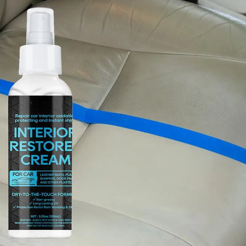 Auto Interior Cleaner Spray portatile potente agente di ricondizionamento 100ml nessun danno restauratore di veicoli forniture per autolavaggio