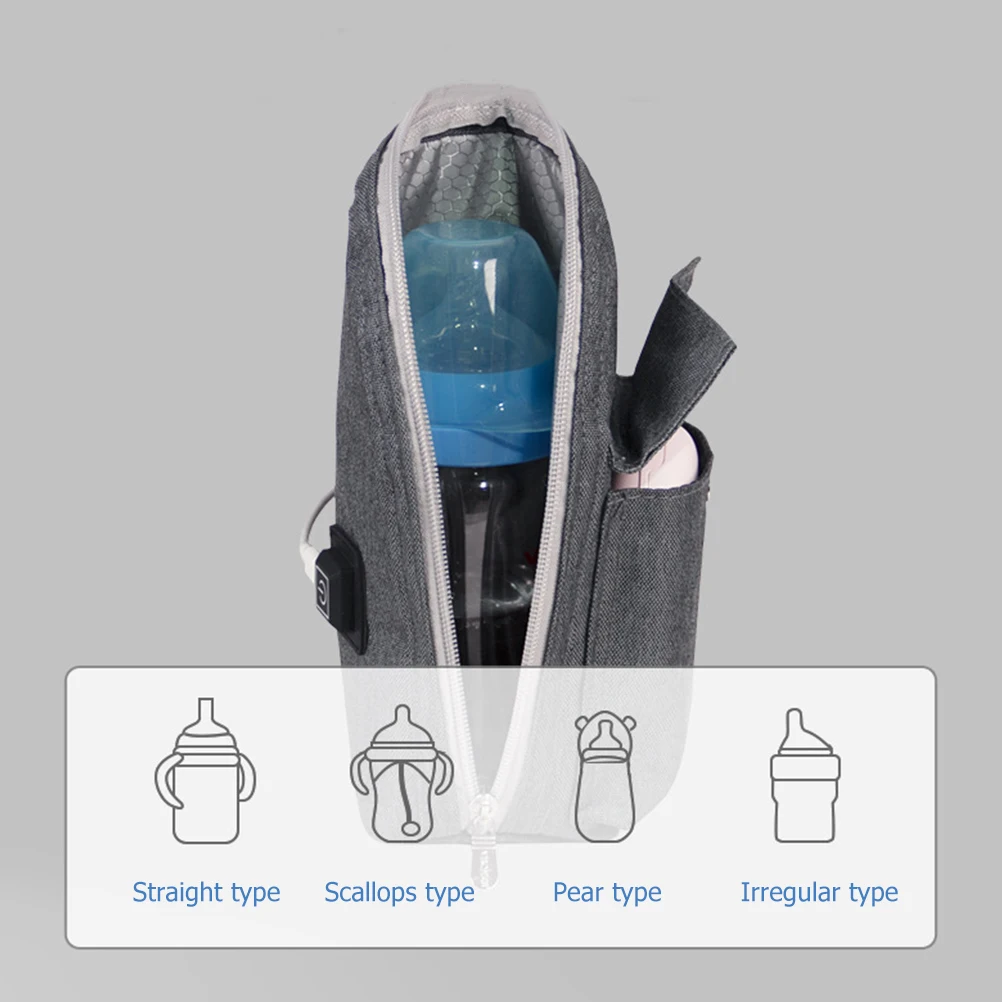 

Feeding Bottle Warmer Car Portable Oxford Cloth Breast Milk Storing Bags Protectors Travel Reusable Daily Life Practical Bottle