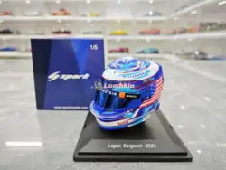 Spark Helmet Model 1:5 For 2023 Williams F1 Team Logan Sargeant Gift Collection Ornament