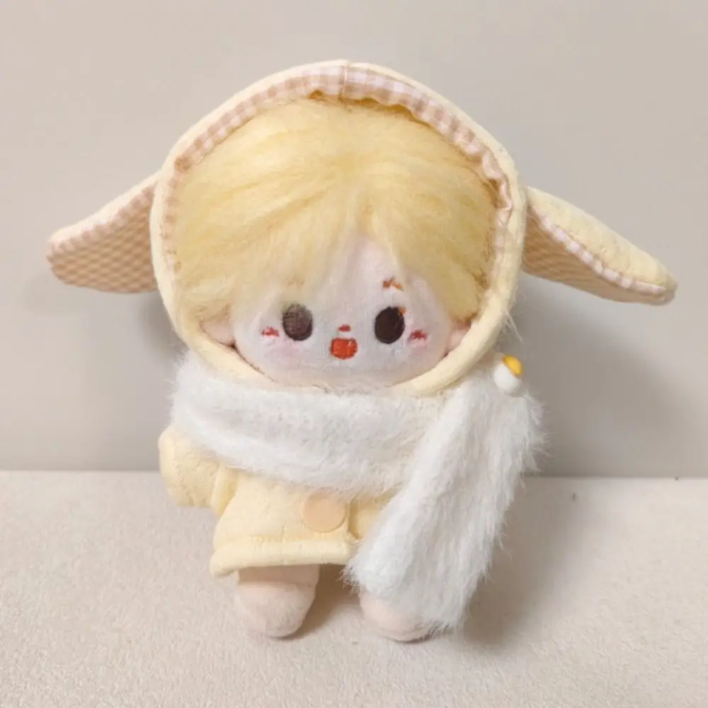 

Clothes Long Ear 10cm Cotton Clothes Hoodie Scarf Clothes Outfit Mini Suit Dress Up Set 10cm Cotton