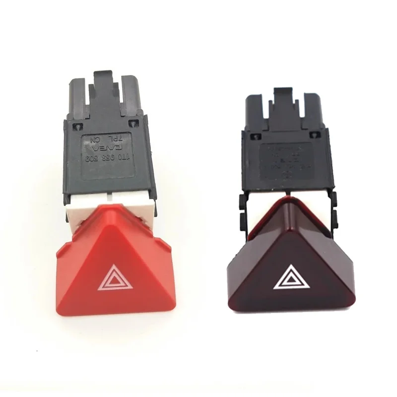 New  Dark Red Hazard  Warning Flash Switch For VW Touran  Caddy OEM 1T0953509 view 5
