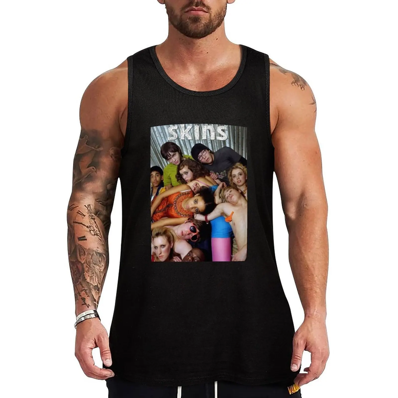

Skins 2007 Tank Top T-shirt for fitness Sports shirt man running shirt underwear