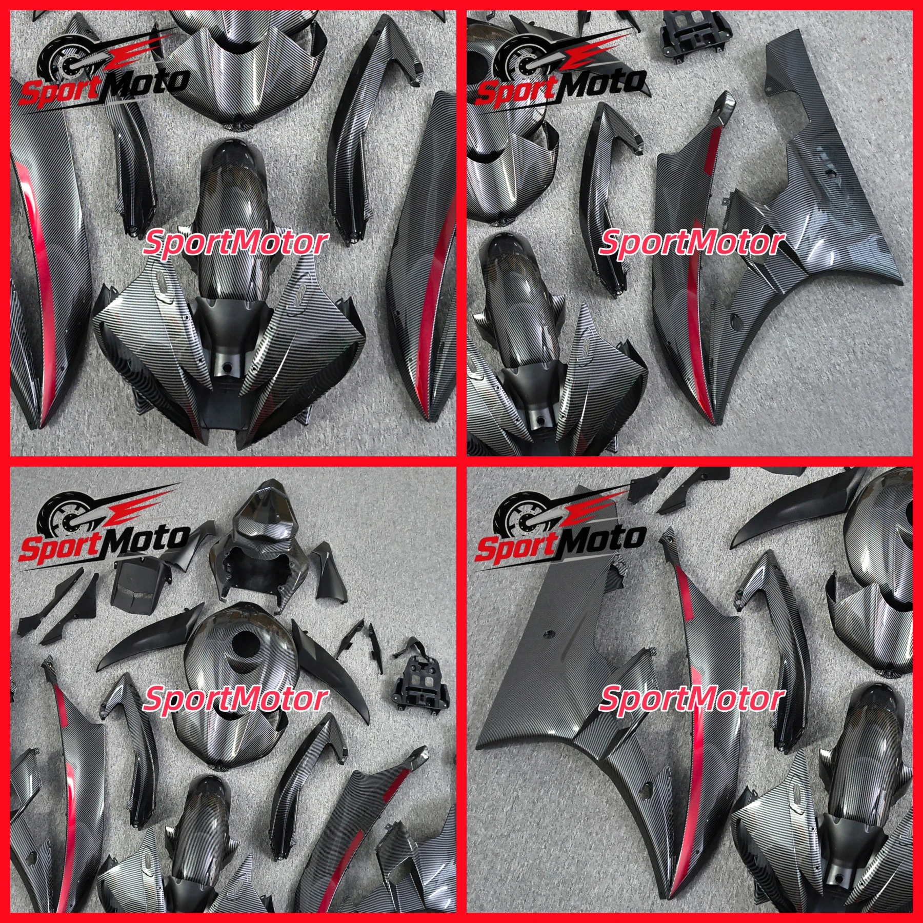 Motorcycle Fairing Kit Suitable For Yamaha R6 06-07 Years 2006 2007 Fairing Blue White