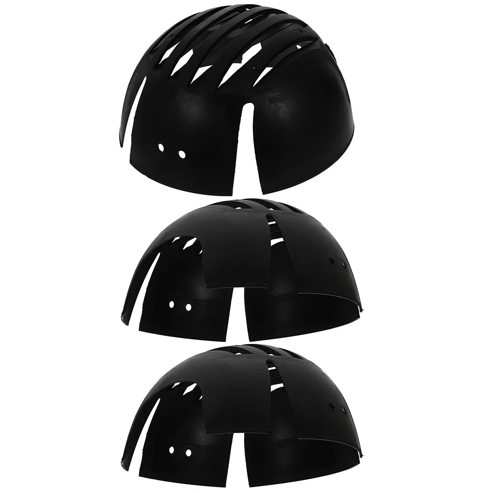 3 Pcs Lining Baseball Hat Liners Cap Bumper Safety Caps Insert Plastic Universal Hard Man