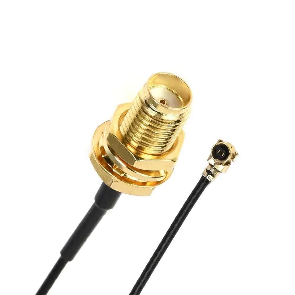 10PCS Female to Female Antenna Adapter Cable 10cm Black for 5G 4G 3G 2G LPWA GNSS WiFi LoRa Connectivity Solutions