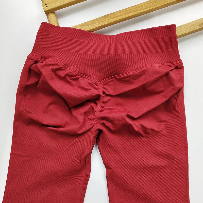 Naadloze cropped leggings voor dames - Peach Butt-Enhancing & Lifting voor yoga, hardlopen & fitness