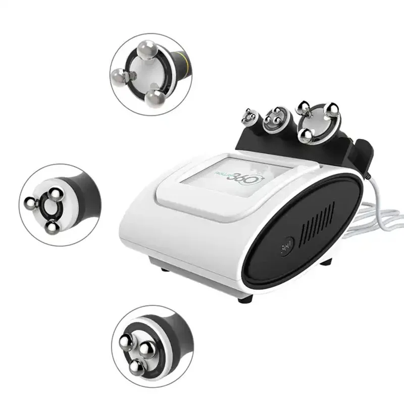 

portable 360 degree rotation body massage face lifting skin tightening roller handles infrared beauty machine