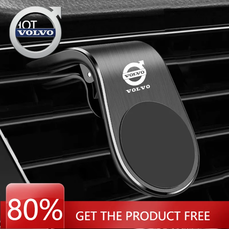 

Металлические магнитные автомобильные держатели для телефона с автоматической эмблемой для Volvo XC90 V90 V60 XC60 V40 S80 S60 S90 C40 XC40 V70 XC70 C30 C70 EX