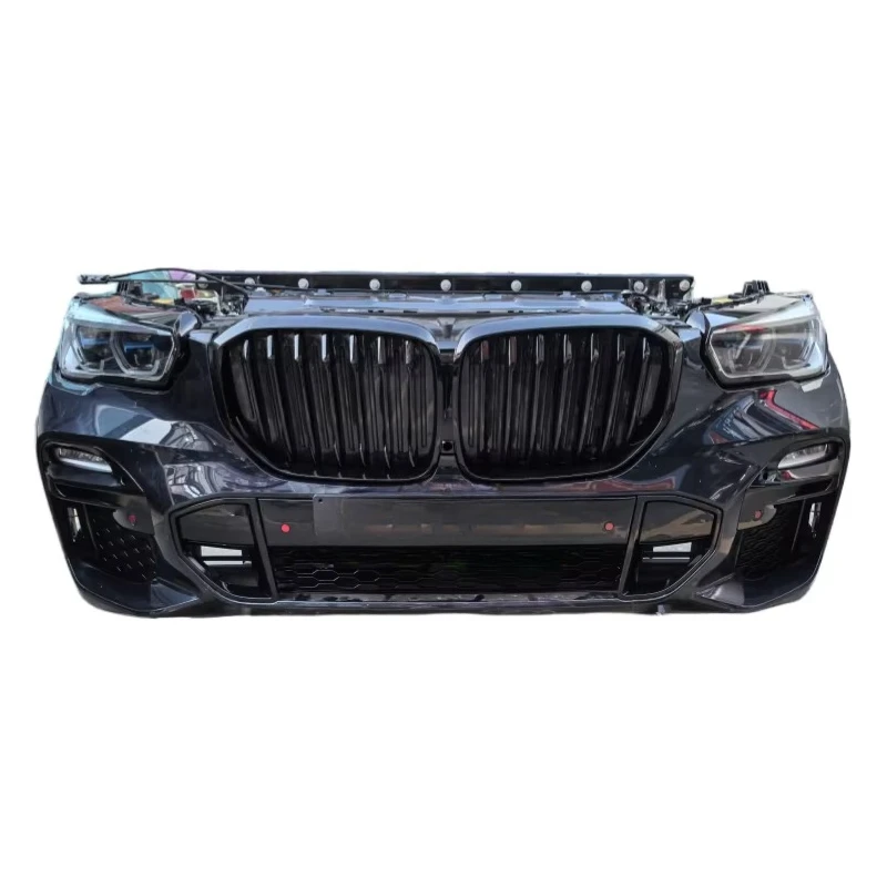 

SXLL X5 G05 Комплект кузова 2022, высококачественный б/у передний бампер, радиатор, фара, задний выпускной бампер