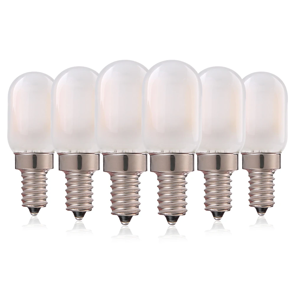 

Frosted Glass 1W T22 E14 Candle Bulb Vintage Tube Night Light Lamp Warm White 2700K 110 E12 Led Filament Bulb for House Lighting