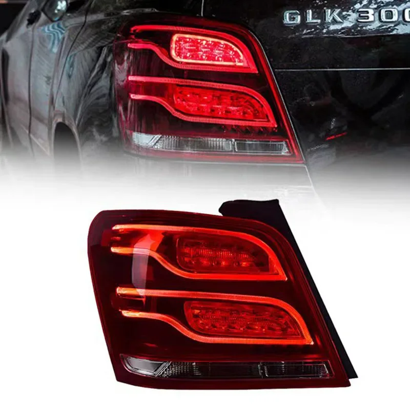 Car Styling for Benz W204 Tail Lights 2007-2015 GLK200 GLK260 GLK300 Tail Lamp LED Tail Light DRL Brake Reverse auto Accessories