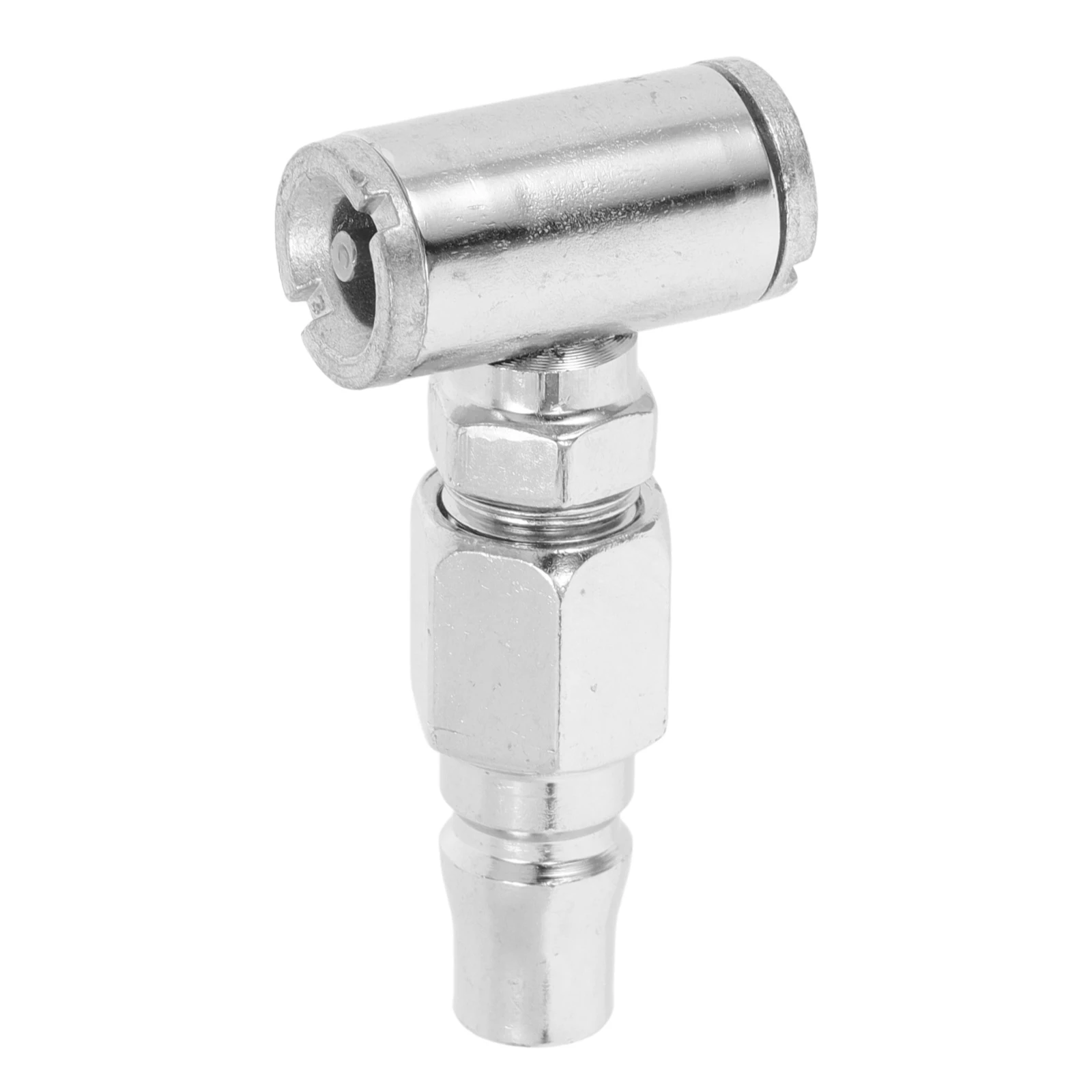 

Dual Head Tire Inflator Air Chuck Quick Connect Hand Crank Metal Air Pump Tire Compressor Accessories Chuck for Car Truck