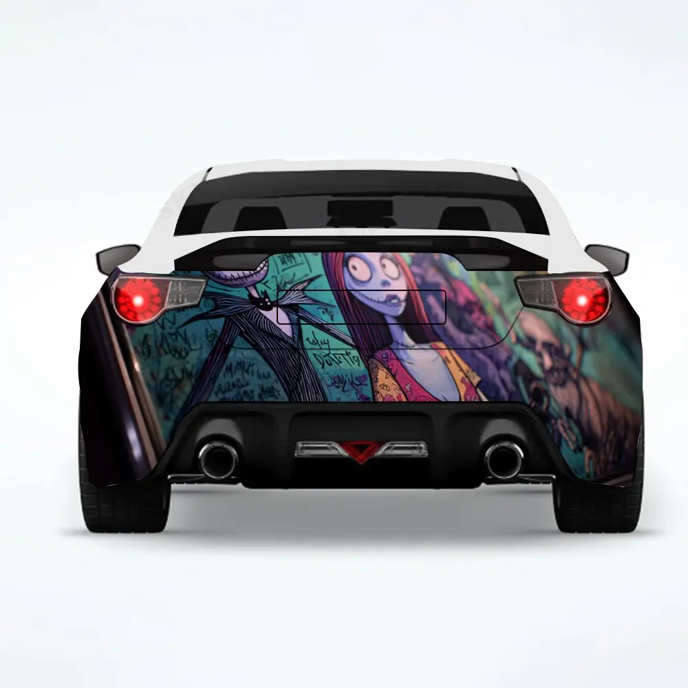 

Nightmare Before Christmas - Vinyl Decal for Car Rear, Waterproof Self-Adhesive Vinyl Stickers for Vehicle Tail and Bumper, Dec