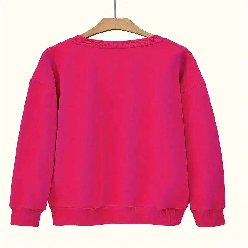 Ropa de talla grande para mujer, sudadera de gran tamaño, Top lavable a máquina, ropa cómoda, estilo callejero de manga larga, moda de invierno y otoño