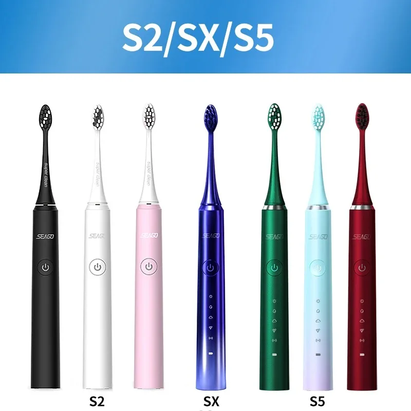 Seago Electric Toothbrush Replacement Heads for SEAGO S2/S5/SX/SG986/SG987/SG972 YUNCHI Y7 Brush Nozzle,4/8/16PCS