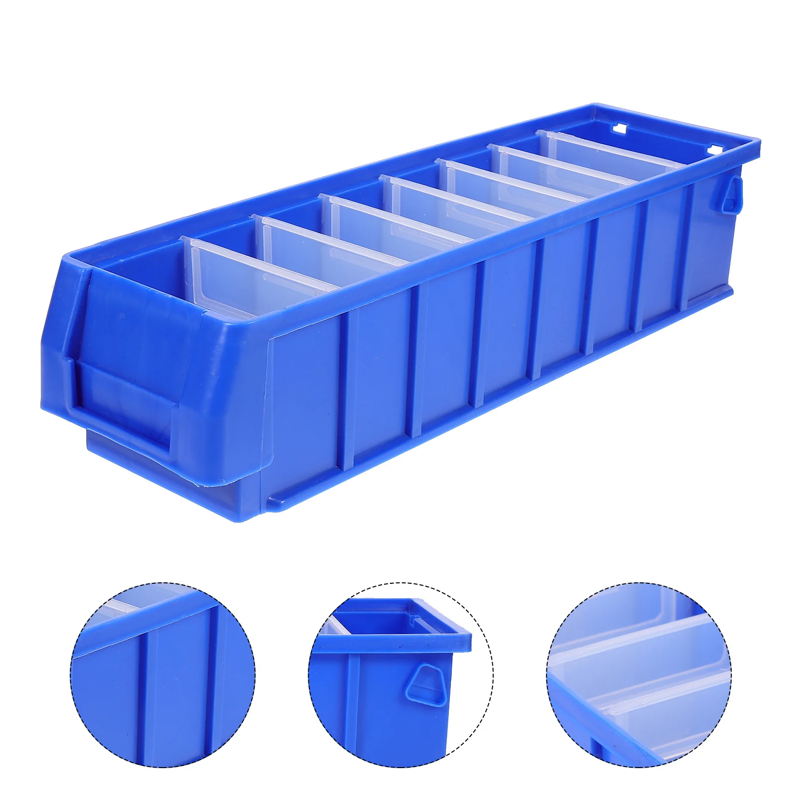 2 Pcs Parts Box Screw Tool Case Toolbox Classification High-density Polyethylene Storage Organizer