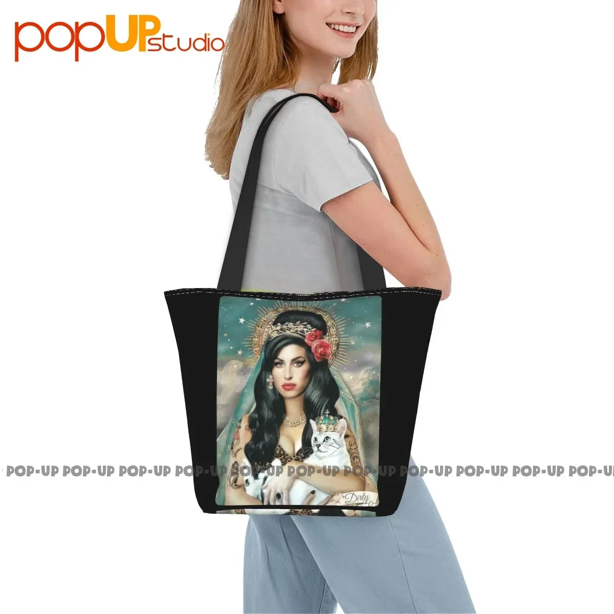 Amy Winehouse 01 Retro Handbags All-Match Shopping Bag Shoulder Bag
