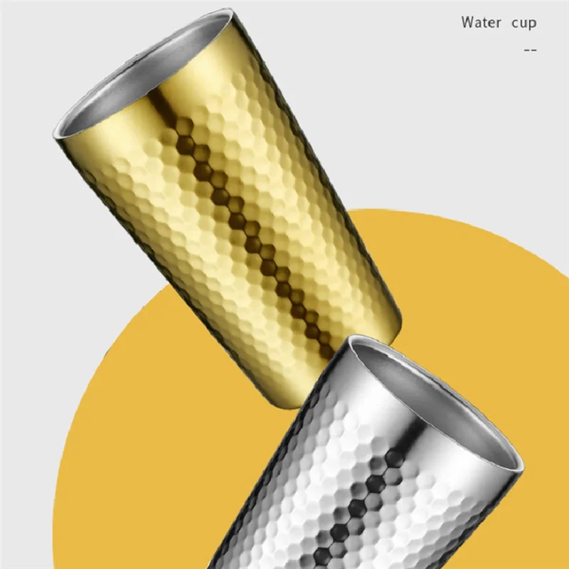 

Double-Wall Keep Cold Beer Cup 304 Stainless Steel Mug Coffee Travel Mug Anti-Scalding